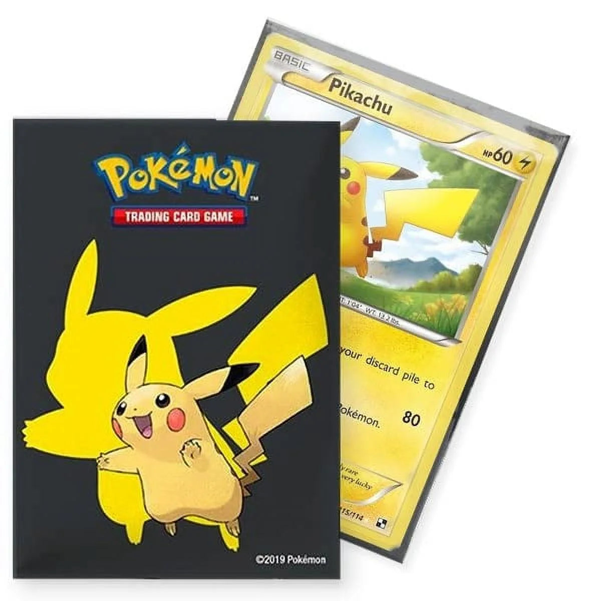 Pikachu Standard DECK PROTECTOR® Sleeves (65Ct) for Pokémon POS