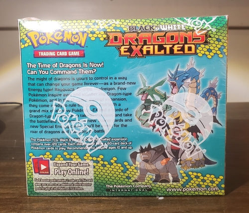 2012 Pokemon Black and White Dragons Exalted Booster Box - Factory Sealed